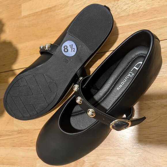 Studded Ballet Flats - Picture 2 of 10